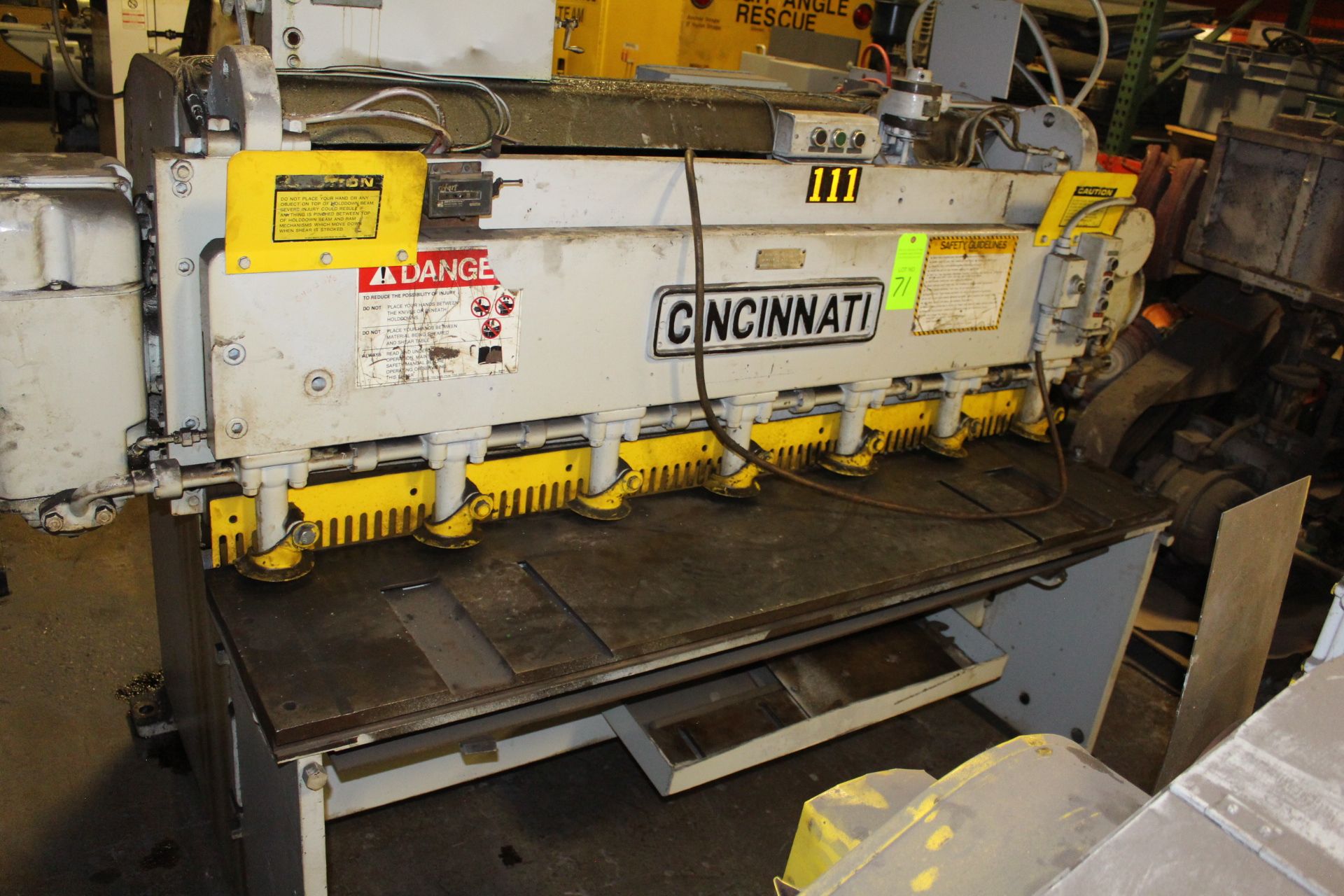 Cincinnati 1006 3/16" x 6' Mechanical Shear - Image 2 of 4