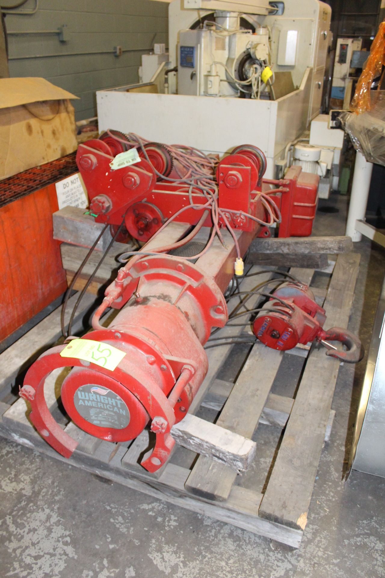 Wright American 10 Ton Electric Cable Hoist