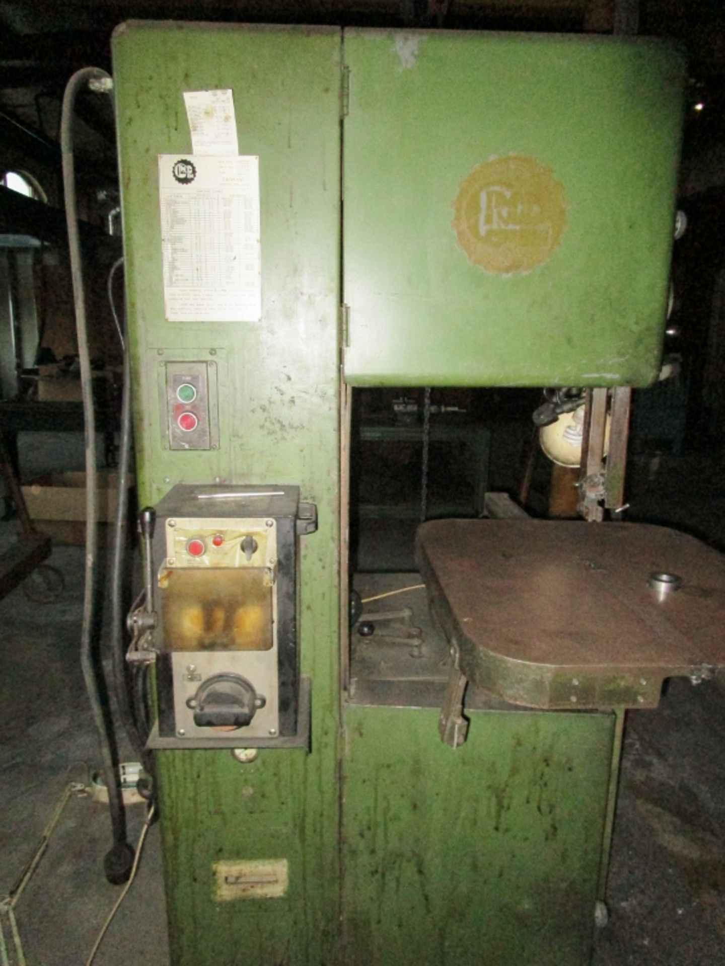 Grob , Model 4V-18, Verticle Bandsaw