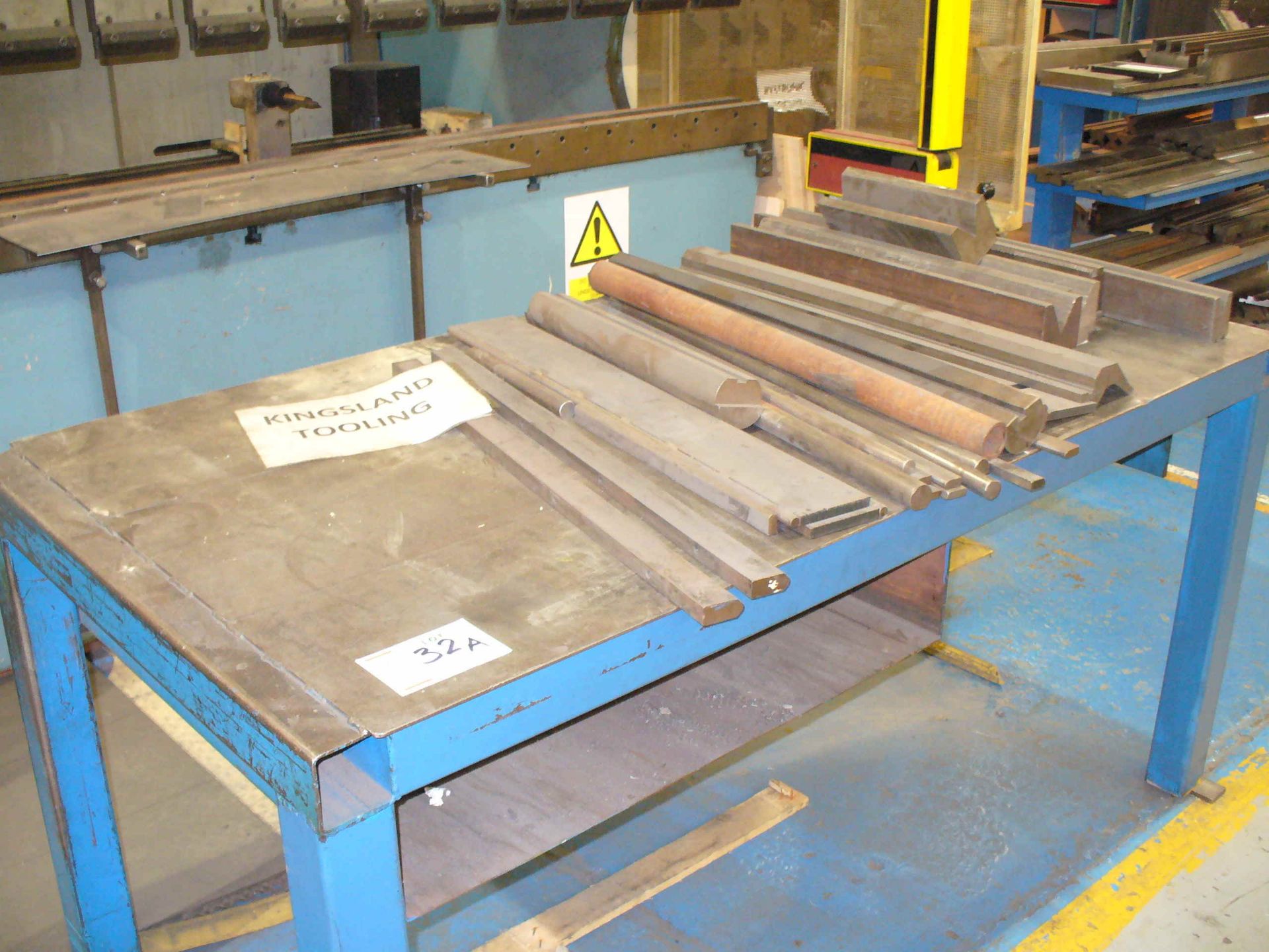 Press brake TOOLING for Kingsland Pressbrake and 35" x 66" metal table