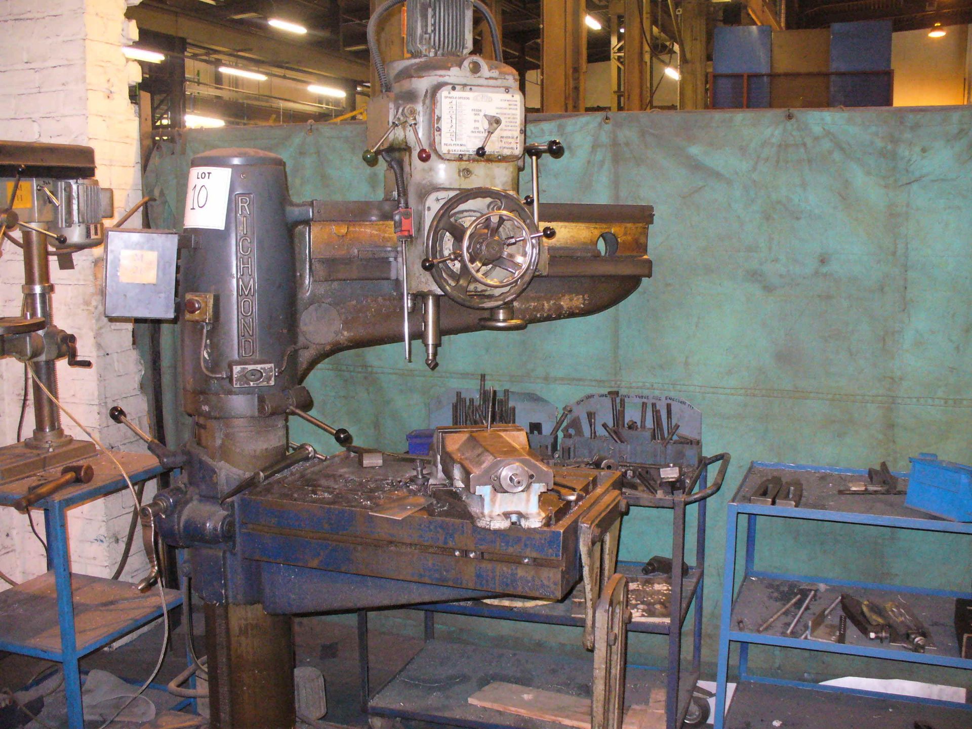 Richmond SR2 RADIAL ARM DRILL - 100/1500rpm, serial no 06204