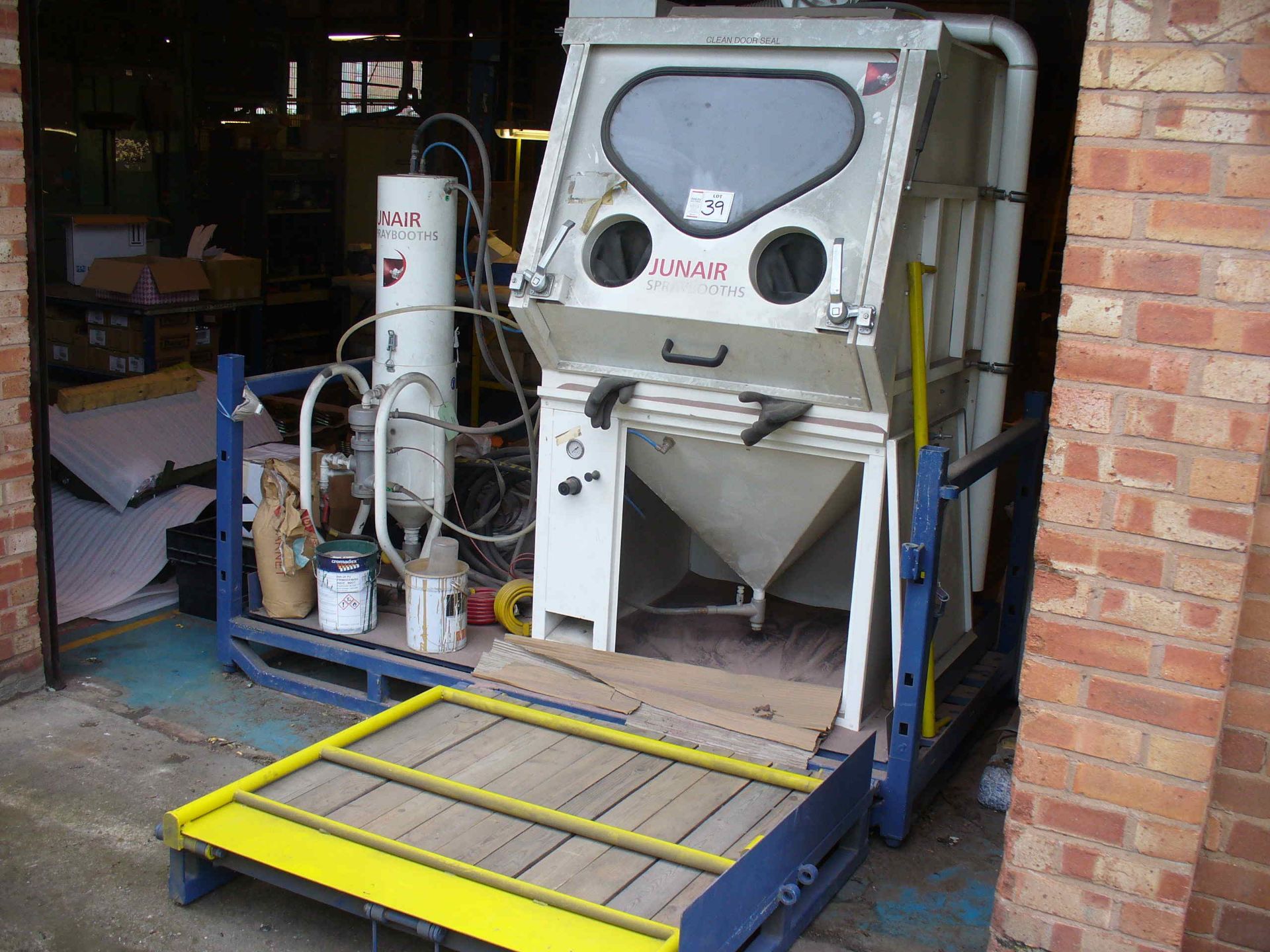 2006 Junair manual BEAD BLAST CABINET