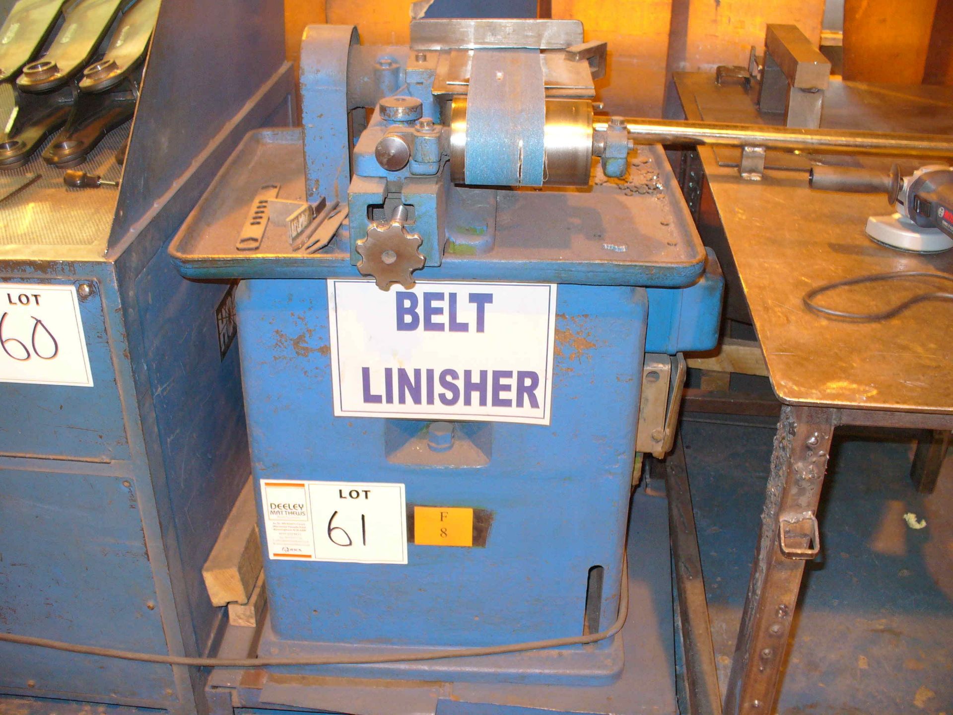 6" horizontal BELT LINISHER