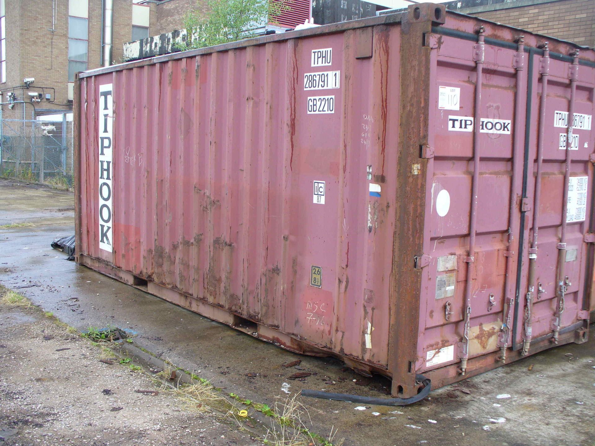 20ft SHIPPING CONTAINER - Image 2 of 3