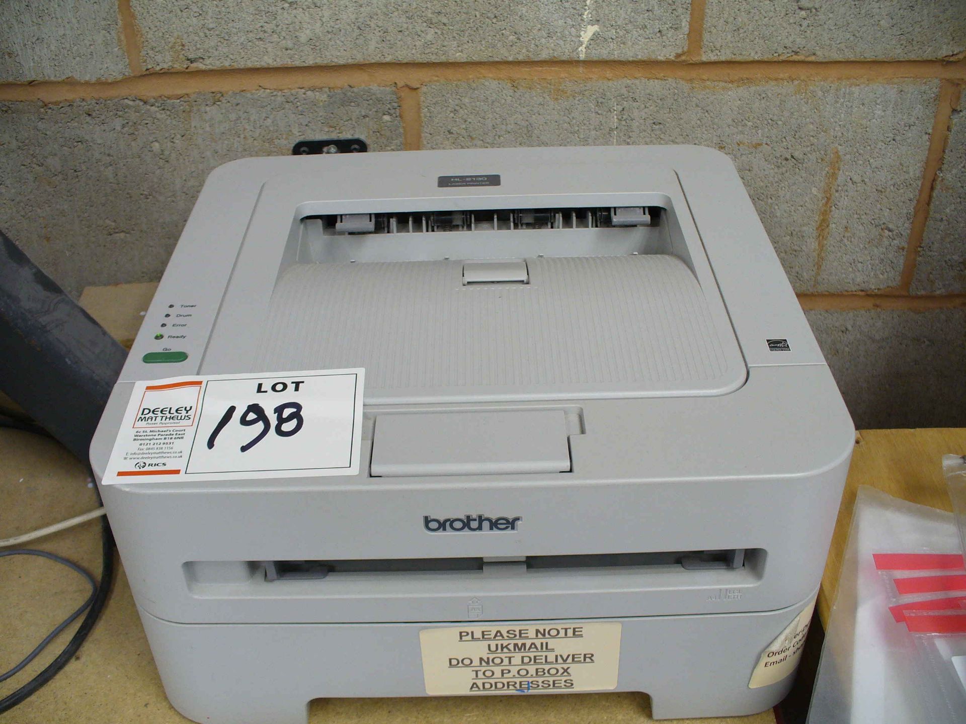 Brother HL-2130 laser PRINTER and HP1018 laserjet