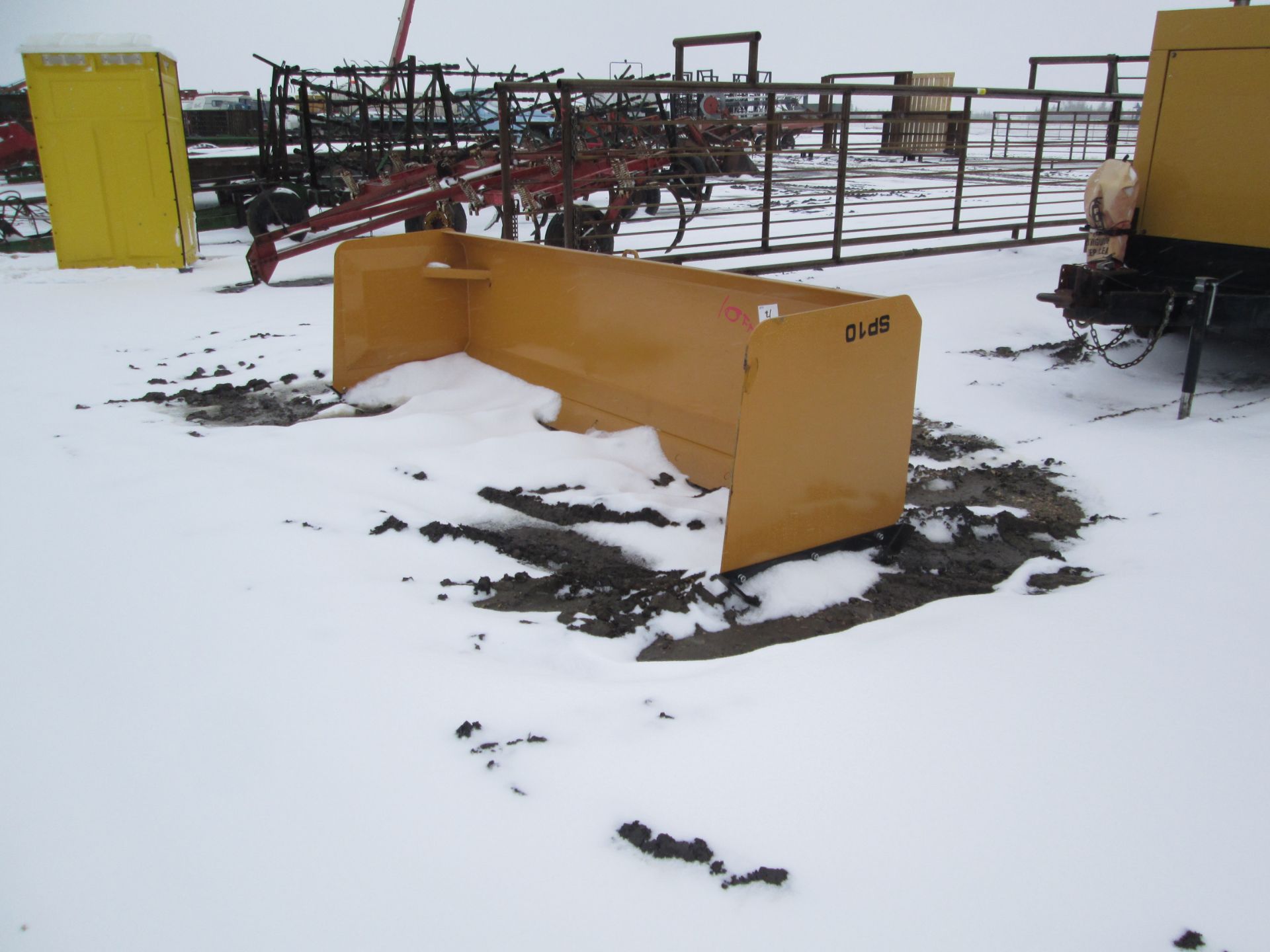 NEW 10' SKIDSTEER SNOWPLOW