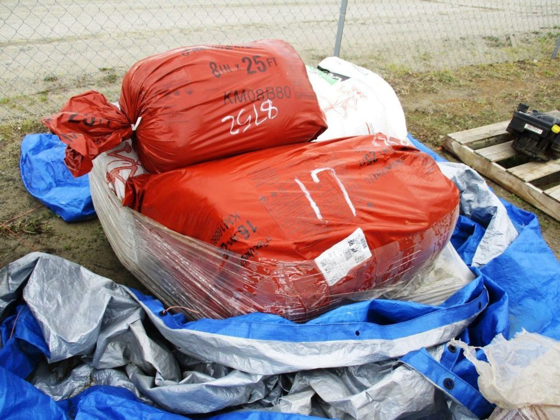 PALLET OF FLEX DUCT WITH DUCT WRAP