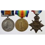 1915 Star Trio to 9247 Pte. P.Walden Norfolk R. Percy Walden served 7th Bn. to France 30/05/1915.