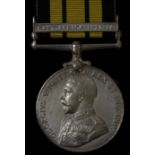 Africa General Service Medal (GeoV) with bar East Africa 1913-14 to 435 Pte. Chiseko C Coy. 1/K.A.R.