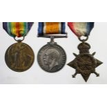 1915 Star Trio to 9987 Sjt. H. Smith R.A. (Cpl. on the Star) Henry Parish Smith was commissioned