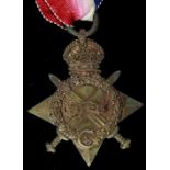 1915 Star to S-16378 L.Cpl W Taylor Cameron Highlanders. Killed In Action with 5th Bn. Born