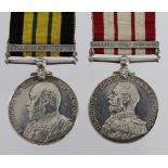 Africa General Service Medal EDVII with Somaliland 1908-10 clasp (PO.11045 Pte G Slade RMLI HMS