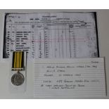 Africa General Service Medal (EdwVII) with bar N. Nigeria 1903 to 489 Bugr. Abudu Eko W.A.F.F.