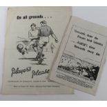 Notts County v Norwich City , match played 1947/48 on 17/4/48. An unusual smaller programme was