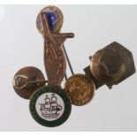 Collection of Football Badges circa. 1950's (may be earlier) Charlton Athletic, Plymouth Argyle,