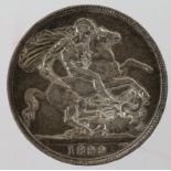 Crown 1899 LXI closer to VF than Fine