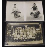 Northampton Town postcard with legend Cobblers 1924/25 of full squad and trainers and officials in