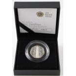 Fifty Pence 2009 (Kew) Silver Proof Piedfort aFDC with light patchy toning boxed as issued