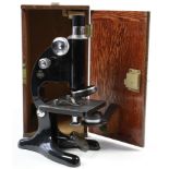 Beck cased microscope cased model 29 registration number 10165.