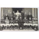 Bolton Wanderers postcard, not dated but style would suggest circa. 1908/09 period team plus