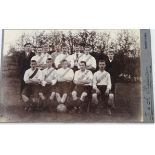 Garstang Football Club - excellent photograph of Garstang FC with date on ball showing 1898/99 on