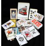 Ephemera, playing cards, Jokers, sets & odds, trade cards, in small box