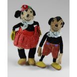 Minnie Mouse velveteen toy, with 'Dean's Rag Book' label to base of left foot, together with a