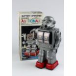 Super Astronaut no. 107, battery operated (not working, sold as seen), contained in original box ,