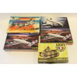 Heller. Five boxed kits, comprising Bobkit C160 Transport Alliance & Commandos, Somua S-35, Lockheed