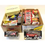 Die Cast. A collection of approximately sixty boxed die cast model cars, makers include Corgi,