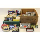 Die Cast. A collection of approximately seventy boxed die cast models, includes mostly lorries &