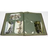 Distressed album containing original collection, Naval & Military noted   (approx 20 cards)