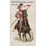 Gloag, Types of British & Colonial Troops, New South Wales Lancers, Private VG cat value £70