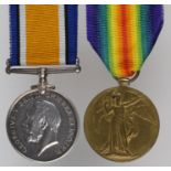 South Staffordshire Regt - BWM & Victory Medal to 10593 Pte A Workman S.Staff R. Also entitled to