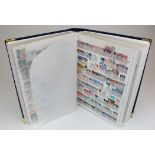 Stockbook, 40 sides of white pages, Commonwealth and world stamps