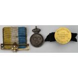 Swedish Miniature Medals (3) - comprising 1 unmarked gold Order of Vasa 1st Class Knight made by C.