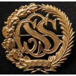 Badge - original Sudan Civil Service brass pin badge