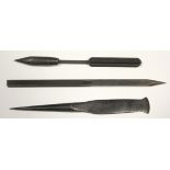 WW1 flechette darts three different patterns as dropped by aircraft over enemy troops