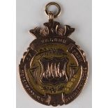 Tribute medal - 9ct. gold - A recognition of valour from Broxburn people to Lance Corporal W.