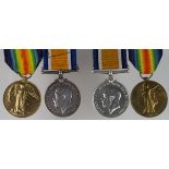 South Staffordshire Regt - family medals ? - BWM & Victory Medal 18880 Pte J Longmore S.Staff R. And