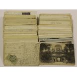 Europe topographical postcards old-time selection in box, useful noted including Scandinavia,