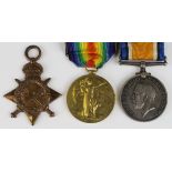 1915 Star Trio to M2-120322 Pte C Holdsworth ASC. GVF (3)