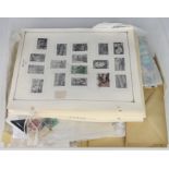 Brazil - plastic tray full of stamps from Brazil mint and used (qty)