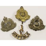 Suffolk Regiment cap badges x3 all different 3rd VB, 2nd VB, and 1st VB, plus a rare 1/V/Suffolk