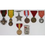 Collection of various Foreign Medals France etc (8)