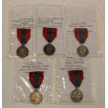 Imperial Service Medals - QE2 Jesse Marchant L/G 29/6/1954, Edward Francis Stokes L/G 17/4/1956, GVI