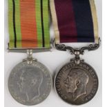 Group, Defence Medal & Royal Air Force Long Service Medal GV, engraved to 157460 L.A.C. E.T.