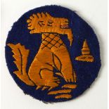 Chindit cloth patch