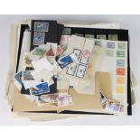 China - plastic tray of China stamps mint and used mostly on pages (qty)