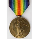 WW1 Victory Medal to 41161 Pte C A Cook North'n Regt. Killed In Action 4th November 1918 with the